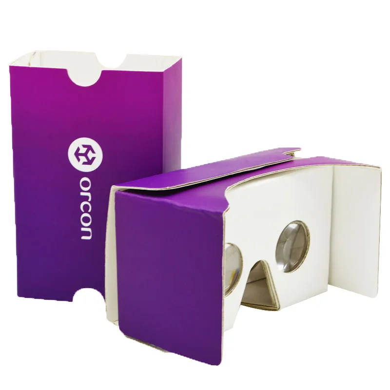 DIY google cardboard 3D glasses paper material use virtual reality v2.0 DIY 3d glasses google cardboard