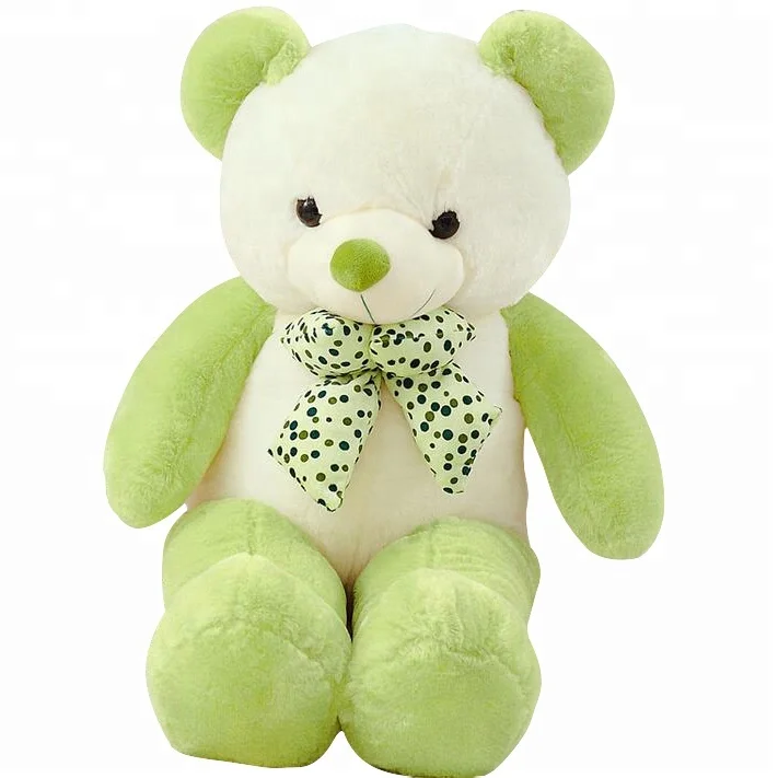 giant green teddy bear