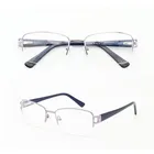 2019 Half-rim nice design eyewear good quality glasses metal optical frames for women