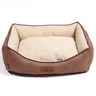 pet supply comfort padded fleece pet dog bed