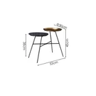 Nordic minimalist hot sale side creative marble wrought iron small tea table