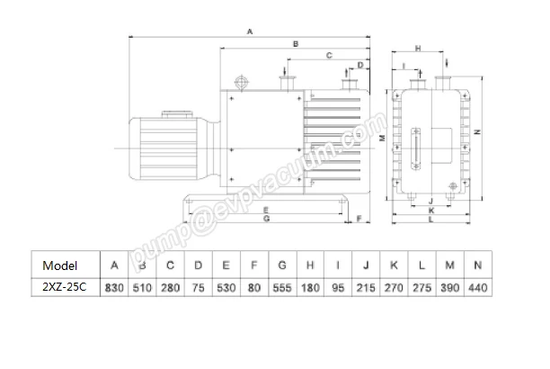 EDWARDS vacuum pump for vacuum forming