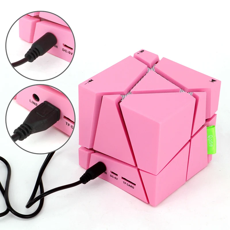 Magic Shape Led Night Light Colorful Mini Portable Wireless China Supplier Charging Small Spike Speaker Made In China - ANKUX.COM