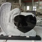 Marble Tombstone Marble Tombstone Winged Wrapped Heart Woman Angel Marble Headstone Tombstone