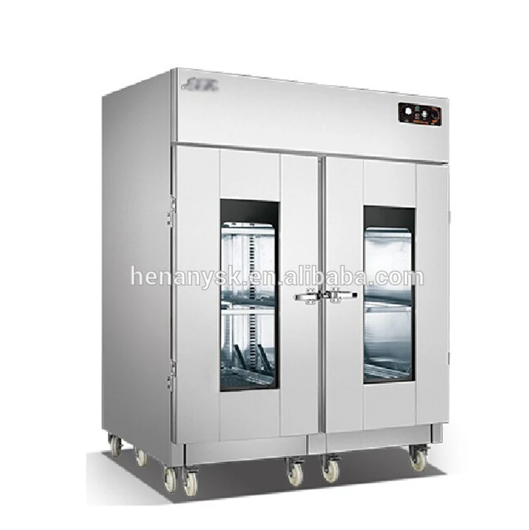 Luxury Stainless Steel 2-Door Kitchen Cupboards Disinfection Cabinet, Sterilization Display