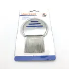 Grooved Pins Stainless Steel Lice Nit Louse Tick Flea Eggs Treatment Combs For Kids