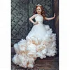 Princess Ruffled Girls Pageant Dresses 2018 New Collection Luxury Flower girl Dress First Communion Gowns