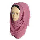New style lady arab muslim hijab shimmer free sample scarf