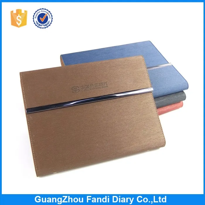 2017 luxury custom design printed personalized agenda notebook