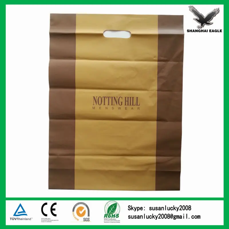 Custom HDPE/LDPE printed plastic shopping bag