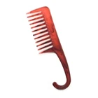 Detangler Shower Comb with hook, wet/dry, Colors may vary