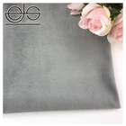 2018 Polyester Grey Velvet Upholstery Fabric Sale,Grey Cloth