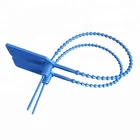 230mm pull-tight tamper resistance plastic logo seal tags cargo security cable ties for containers