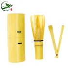 Customized logo Mini Japanese Bamboo Whisk Travel Bamboo Matcha Coffee Whisk Brush Accessories Tea Set/Chasen SetMatcha Kit