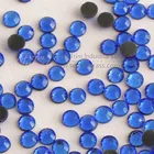 wholesale no hotfix sapphire cheap crystal flatback rhinestone