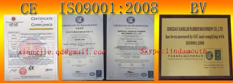 Tipo H De Goma Caliente Prensa Hidráulica Para Caucho Reciclado Esteras