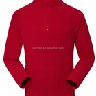 Customized Polar Fleece sweatshirts for Mens Pullover with Zip