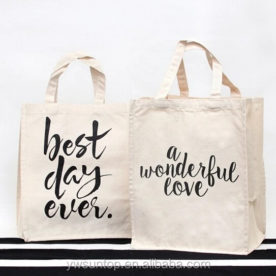 wedding bag bride and bridemaids bag personalized canvas tote