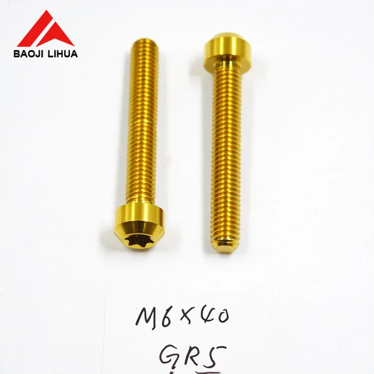 M6x50mm gr5 titanium torx head bolts screw for motorcycle