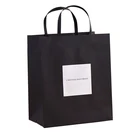 Factory Wholesale Black Parfumeur Cosmetic Shopping Packaging Design Printing Custom Private Label Paper Bag