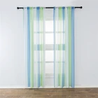 Home Textile Readymade Rideaux Voilage Pas Cher, For Home Bedroom Curtains Ready Made Window Curtain Sheer Panels/