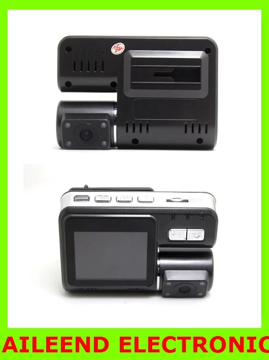 Dual Lens Car Camera i1000 Car DVR Dual Camera HD 1080P Dash Cam Black Box With Rear 2 Cam Vehicle View Car Recorder