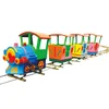 2019Newest Cartoon 14 Seats Fiberglass Train With Tracks Ride Kids Amusement Ride Electric Toy Train