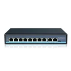 Ethernet 10 Port Ethernet Switch 10/100Mbps 9 Port Poe Ethernet Cctv Camera Switch Injector 250m 100W