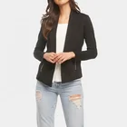 Custom open front women clothing short Jacket Ladies blazers