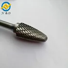 Double Cut Carbide Rotary Burr File Bits For Carving Abrasive Tool