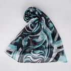 Fashion promotion printing hijab custom chiffon silk soft scarf