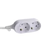 EU or Korea market 2 pin extension socket electrical extension cord socket with or without switch