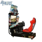 Outrun 32 inch multiple world scenes racing game machine , amusement park coin operated car simulator