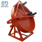 2-6mm Granules Organic Fertilizer Disc Pelletizer / Wet Way Pan Granulation Machine