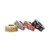 Cheap Micro Pave Brass Cut Cz Diamond Metal Gallery Beads For Jewelry Making