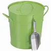 Eco-friendly metal dog/cat food bucket with scoop