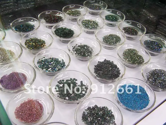 Crystal butterfly flat back AB color 12mm nail art accessory DIY component