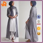 2019 custom simple dubai islamic clothing abaya dress,women new front open abaya kimono