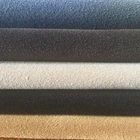 Colorful double side pu flock leather material for shoes