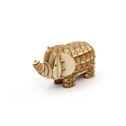 Popular 3D Wooden Puzzle Animals Elephant Kids For Friends