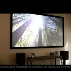100 inch Black Diamond Projector Screen Anti-light Projection Screen With 1cm Frame