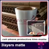3layers matte pvc cellphone protective film