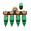 4 Way Tap Adaptor Splitter Irrigation Supplies 1/4'' or 3/8'' Hose Connector Splitter Set