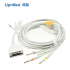 FUKUDA ME KP-500, ECG/EKG cable with 10 lead ECG cable with leadwires, banana type