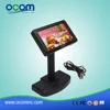 Alphanumeric POS LCD Pole Customer Display for Fast Food Store