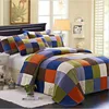 Newly Wholesale 100% Cotton Soft-Handmade 3Pcs bedding set summer patchwork quilts