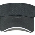 Breathable athletic air mesh sandwich bill sun cap visor