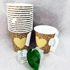 wholesale single wall coffee paper cup vending machine with handle