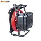 Waterproof Plumbing Video Snake Inspection Camera Equipment For Pipe Sewer Drain Air With Meter Counter And Keyboard