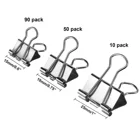 ShenZhen factory Metal silver nickel binder clip